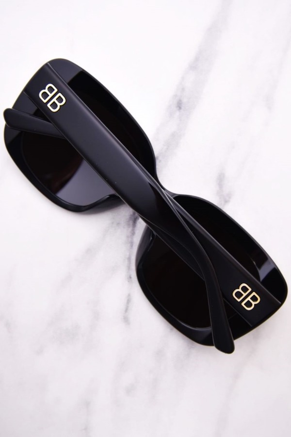 Balenciaga BB0295SK 001 Sunglasses Women's Black/Grey