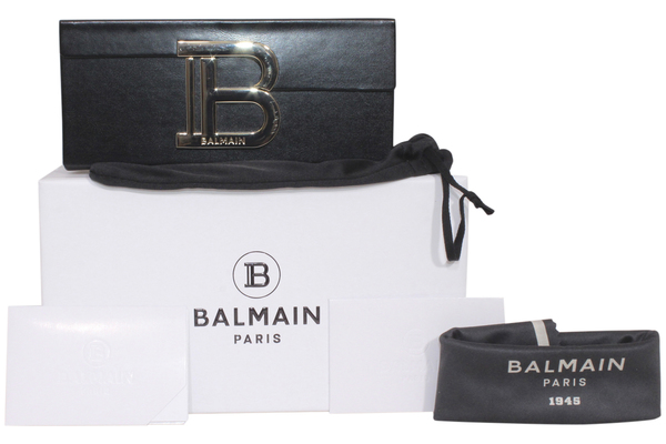 メガネ BALMAIN FW25 Balmain - BPX - b (BPX 123 B) Balmain Brigade-V BPX-142B Titanium Eyeglasses Black/Black