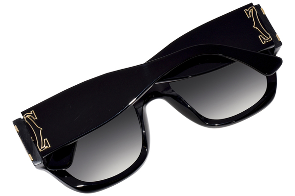 Cartier Initiation CT0304S 001 Sunglasses Black/Grey