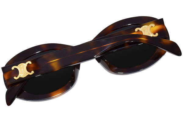 CELINE ◆ Triope sunglasses Havana Céline - Triomphe 01 Sunglasses in Acetate - Blonde Havana