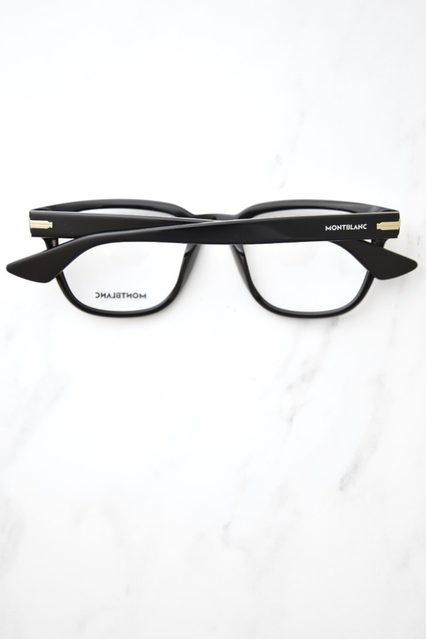 Mont Blanc MB0305O 005 Eyeglasses Men's Black Full Rim