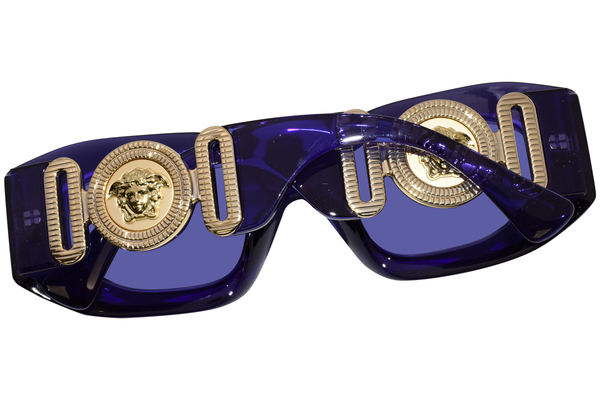 Sunglasses Versace VE 4450 541987 Transparent Violet Dark Grey - Walmart.com