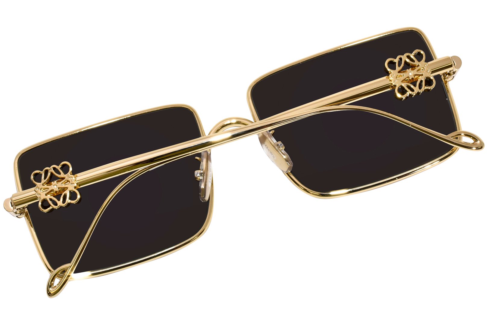 VIP【送料関税込】LOEWE Square Frame Sunglasses LOEWE EYEWEAR Square-frame silver-tone sunglasses | NET-A-PORTER