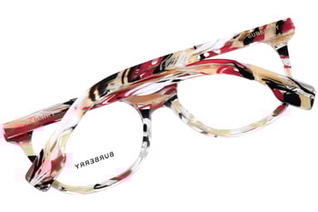 Burberry BE2291 3780 Eyeglasses Women's Transparent Grey