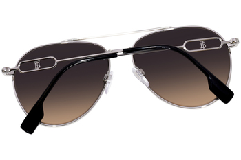 サングラス Burberry Sunglasses BE3128 110913 CARMEN Brown Burberry Carmen BE3128 110913 Silver Sunglasses : Amazon.ca