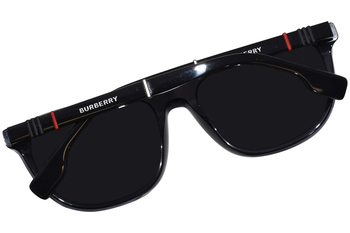 Burberry Ellis B-4319 3544/81 Sunglasses Men's Grey