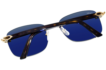 Cartier Core Range CT0227S 002 Sunglasses Gold/Havana/Green