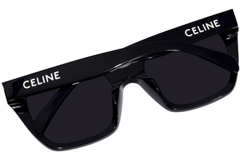 Celine CL40198F 90A Sunglasses Women's Shiny Blue/Smoke