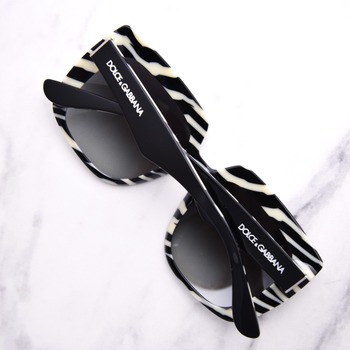 Dolce & Gabbana DG4414 33728G Sunglasses Women's Black Zebra