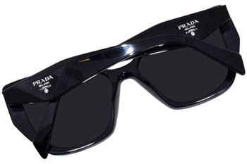 PRADA サングラス 0PR 19ZSF 1425S0 56 Prada PR-19ZSF 1425S0 Sunglasses Women's Talc/White/Dark