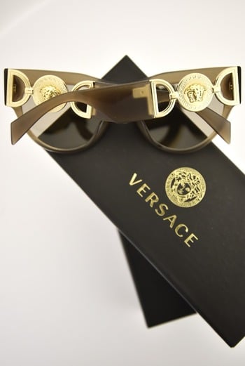 Versace VE4440U 5407/3 Sunglasses Women's Opal Brown/Light