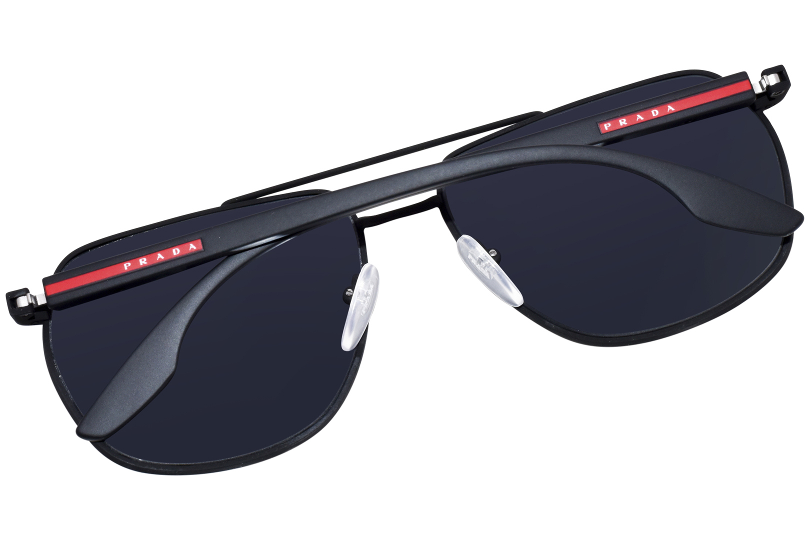 Prada Linea Rossa SPS55V 1BO-5W1 Sunglasses Matte Black/Grey