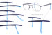New Balance NBE13656 Eyeglasses Men's Full Rim Rectangle Shape