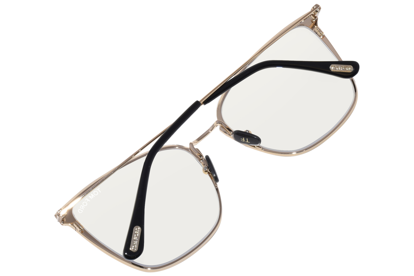 Tom Ford TF5839-B 001 Eyeglasses Women's Shiny Black Full