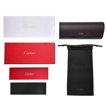 サングラス Cartier Cartier - CT0507S - 002 havana havana brown Cartier CT0507S 002 Sunglasses Women's Havana/Brown Square