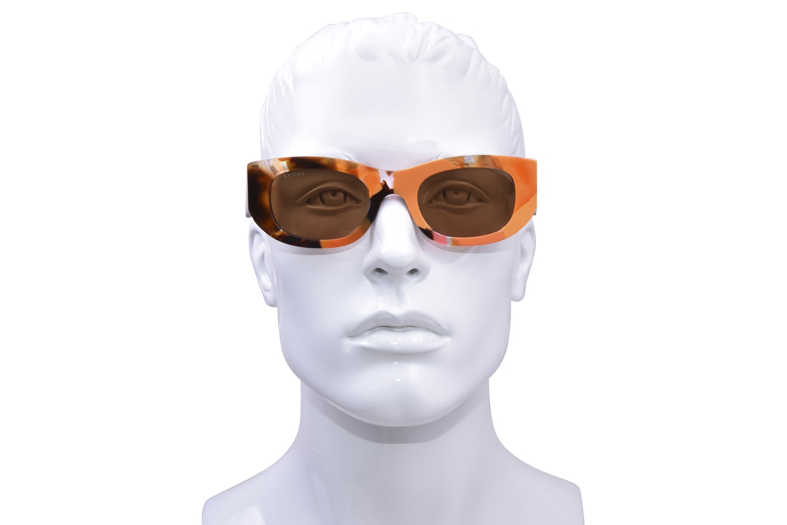 サングラス GUCCI Gucci - GG1627S - 001 orange orange brown Gucci GG1627S 001 Sunglasses Orange/Brown Cat Eye 51-22-145