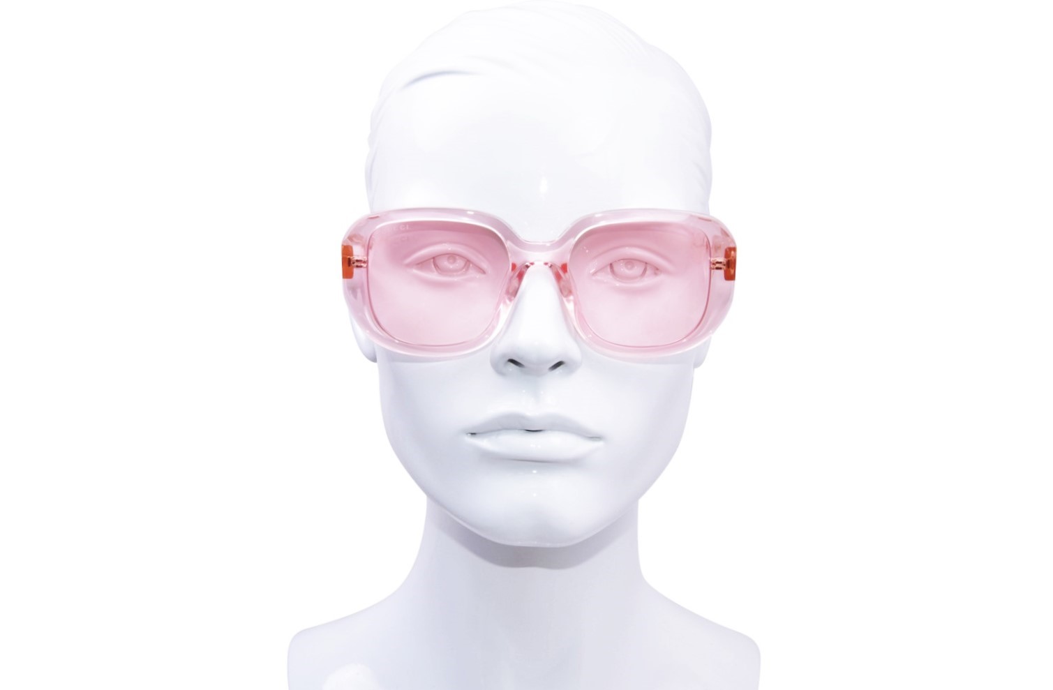 Gucci GG1557SK 003 Sunglasses Nude/Pink Gradient Rectangle