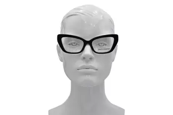 DOLCE & GABBANA キャットアイクラス DG3391B 501 Dolce & Gabbana DG3391B 501 Eyeglasses Women's Black Full