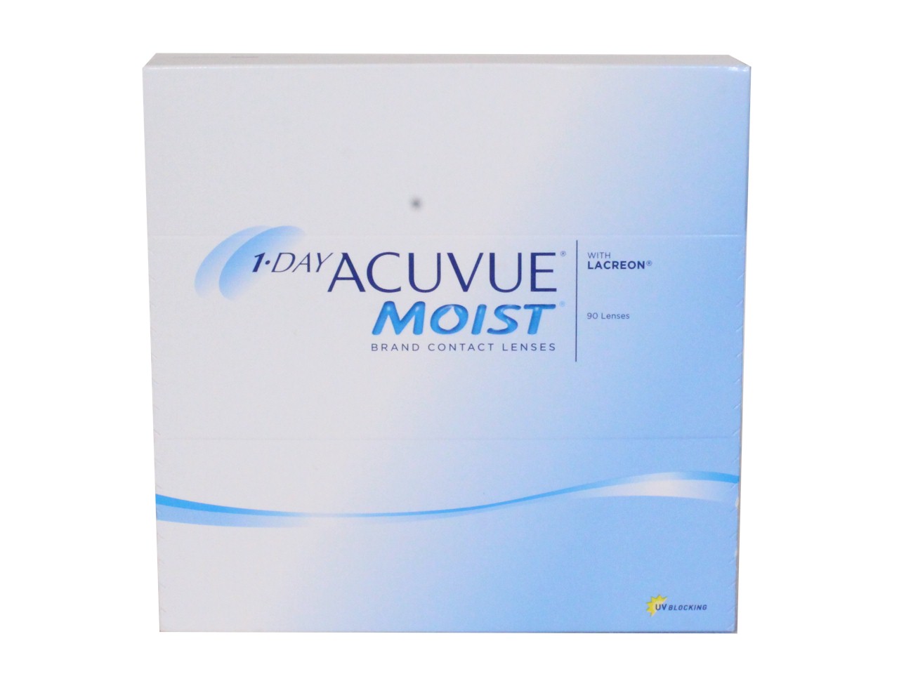 1Day Acuvue Moist 90Pack Contact Lenses By Vistakon 8.5/14.20/Clear/1.75