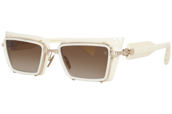 Balmain Admirable BPS-130C Sunglasses Titanium Bone/Brown Balmain Admirable BPS-130C Sunglasses Titanium Bone/Brown