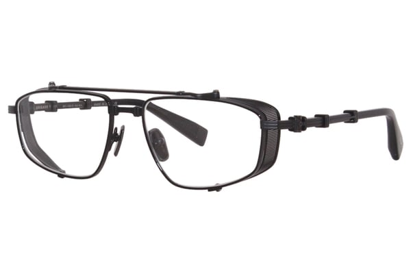 メガネ BALMAIN FW25 Balmain - BPX - b (BPX 123 B) Balmain Brigade-V BPX-142B Titanium Eyeglasses Black/Black