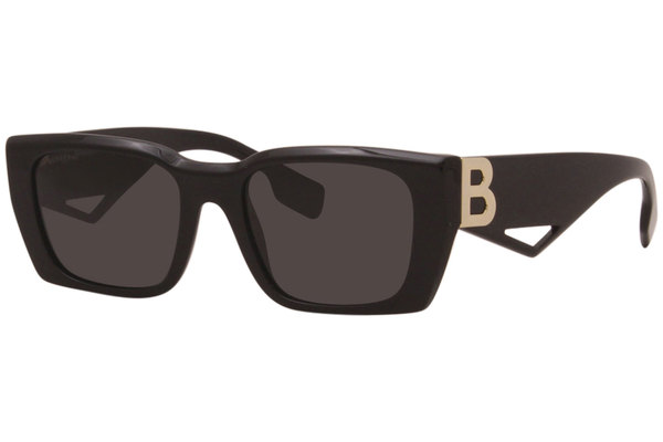 Burberry★素敵!Black Sunglasses with Golden Accent Burberry Poppy BE4336 392887 Sunglasses Women's Black 53-19