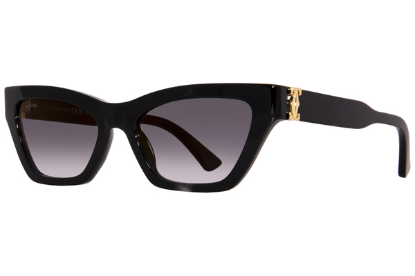 Cartier CT0437S 001 Sunglasses Black/Grey Gradient Square