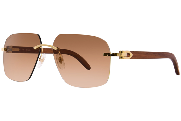 【送料,関税込】C ドゥ カルティエサングラス CT0014S偏光レンズ Cartier Eyewear シグネチャー C ドゥ カルティエ サングラス