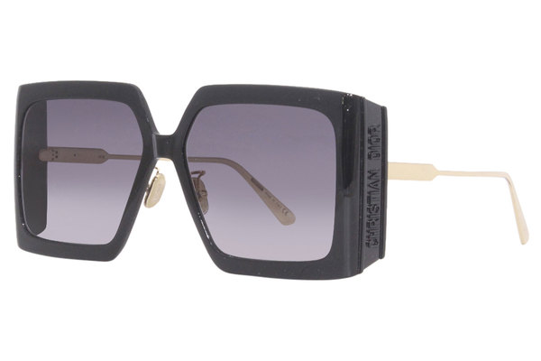 30Montaigne S11F Black Square Sunglasses | DIOR