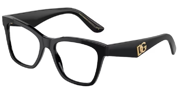 メガネ DOLCE & GABBANA Woman Optical frames Black 0DG3370 501 D&G Women Eyeglasses Black Demo Square DG3370 501 NEW | eBay