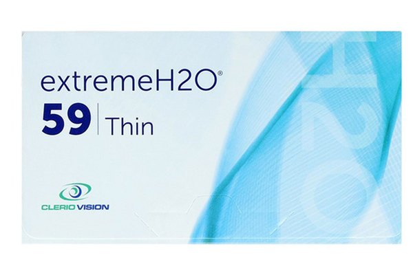  Extreme H2O 59% Thin BI-Weekly 6 Pack Contact Lenses By Clerio Vision 