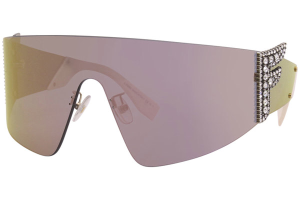 Fendi Sunglasses Women's FF0382/S 807IR Black-Gold/Grey