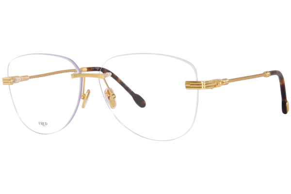 Fred FG50043U Eyeglasses Men's Rimless Pilot | EyeSpecs.com