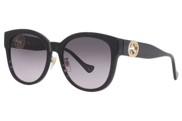 Gucci GG1028SK 007 Sunglasses Women's Havana/Grey Gradient