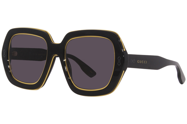 Gucci GG1064S 002 Sunglasses Men's Black/Grey Square Shape