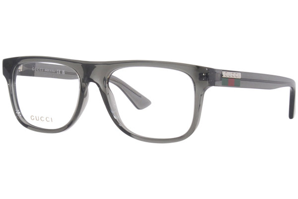 Gucci GG1117O Eyeglasses Men's Full Rim Rectangle Shape | EyeSpecs.com