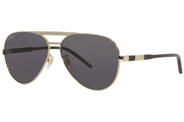 Gucci GG1163S Sunglasses Men's Pilot | EyeSpecs.com