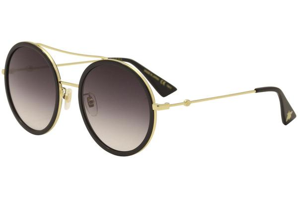 Gucci Women's GG0061S GG/0061/S 016 Round Sunglasses
