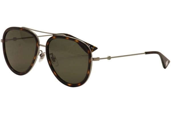 Gucci Sunglasses GG0062S 011 Gold-Black/Grey Gradient-Silver