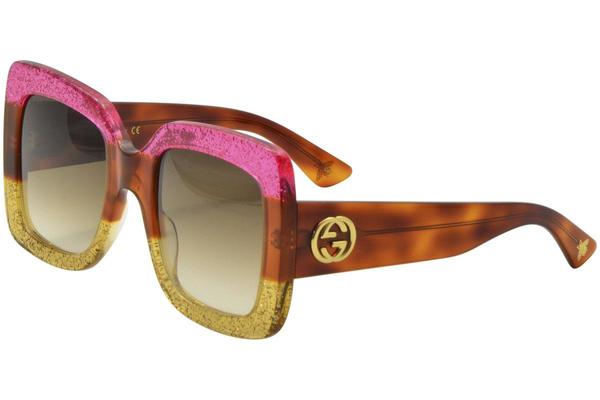 Gucci women's sales gg0083s 55mm sunglasses