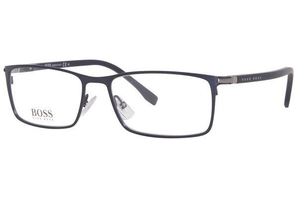 Hugo Boss 1006/IT FLL Eyeglasses Men's Matte Blue Full Rim 57-17-145 ...