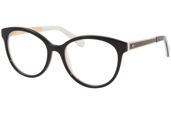 Kate Spade Eyeglasses Frame Women's Caylen S0T Black/White 52-17-135mm |  