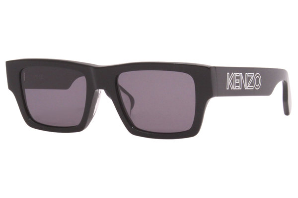 Kenzo Sunglasses Women's KZ40100U 01A Shiny Black/Smoke 53-19-140mm