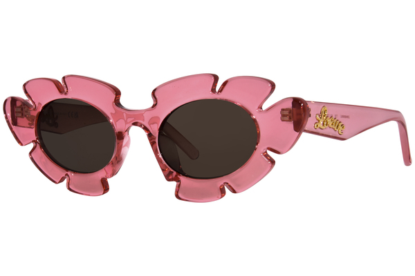 Loewe LW40088U 21E Sunglasses Women's Shiny Solid Ivory
