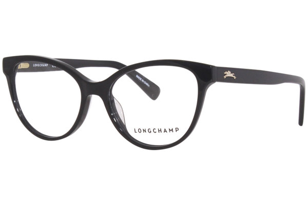 Longchamp LO2688 001 Eyeglasses Women's Black Full Rim Cat