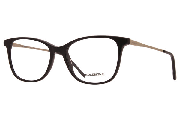 Moleskine Eyeglasses Women's MO1121-04 Shiny Black Pink Gradient 52-16 ...