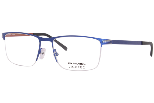 Eric様 Morel Lightec 30304L SP01 Eyeglasses Men's Black Semi Rim