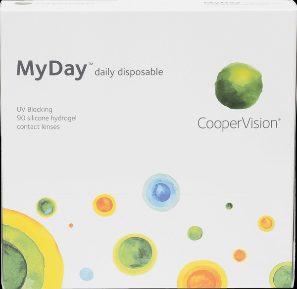  MyDay Daily 90-Pack Disposable Contact Lenses 