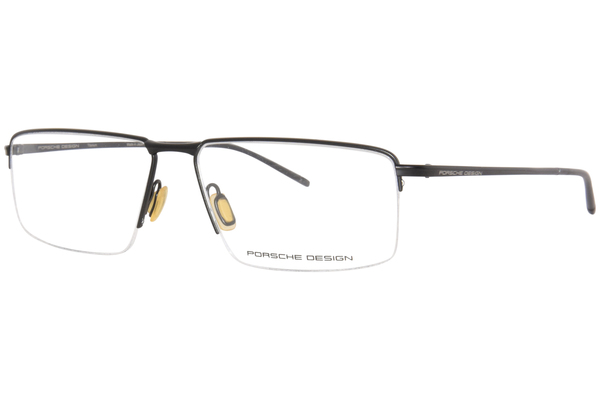 Porsche Design P8736-D Titanium Eyeglasses Men's Dark Gunmetal Semi Rim ...