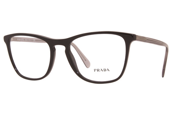 Prada Eyeglasses Men's Conceptual VPR08V 1AB-1O1 Black 55-19-145mm |  